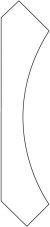 3 7/8 X 1 15/16 WILLIAM & HUSSEY PROFILE KVS